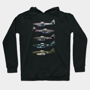 Messerschmitt Me 262 Schwalbe WW2 Jet Fighter Hoodie